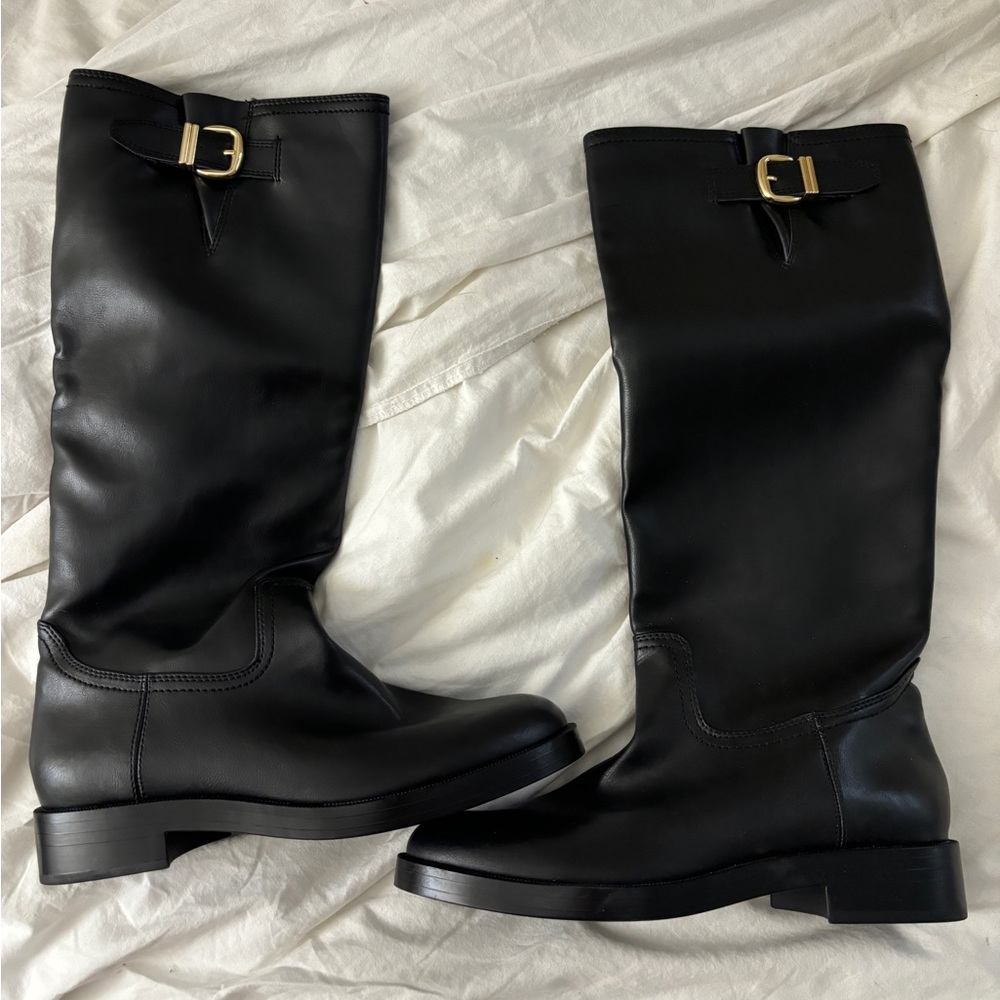 Zara black boots